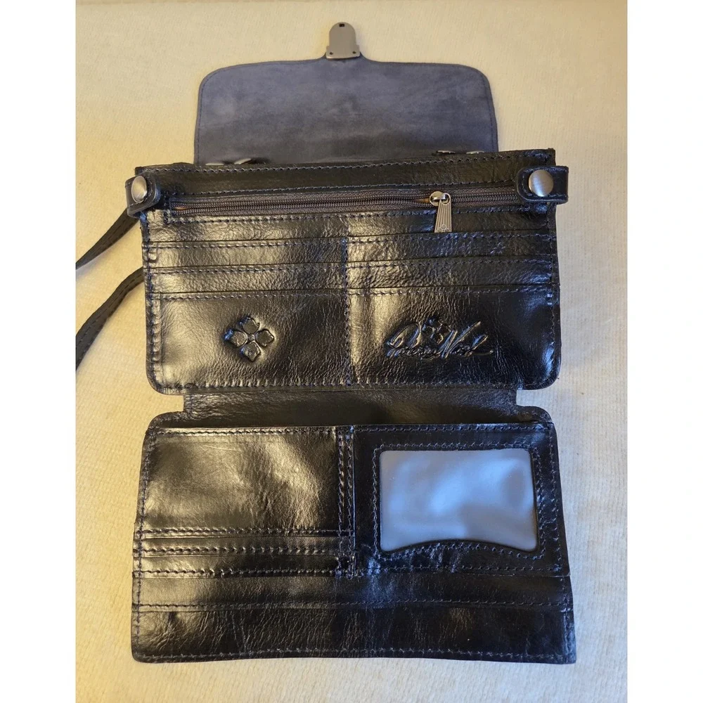 NWOT Patricia Nash Leather Crossbody Small Peruvian Painting Floral P667222‎